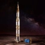 Eurotops Holzmodell Saturn-Rakete V 51920