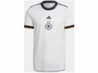 Kurzärmeliges Fußball T-Shirt für Männer Adidas Germany 21/22 Weiß - M