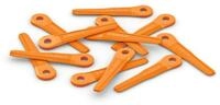 STIHL Satz Kunststoffmesser 12 Stk. f&uuml;r PolyCut 28-2/48-2, werkzeugloser Wechsel,