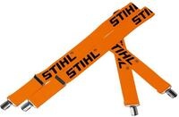 STIHL Hosentr&auml;ger S/M 110 cm, orange, mit Metallklips, unisex, robuster Halt