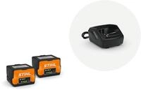 STIHL Starter Set mit 2x Akku AK 30 S und Ladeger&auml;t AL 101 &ndash; f&uuml;r AK-System