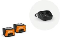 STIHL Starter Set mit 2x Akku AK 20 und Ladeger&auml;t AL 101 &ndash; AK-System