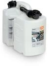 STIHL Kombi-Kanister transparent, Profi &ndash; 5 l Kraftstoff + 3 l S&auml;gekettenhaft&ouml;l,