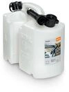 STIHL Kombi-Kanister transparent Standard, UN-Zulassung, 5 l Kraftstoff + 3 l