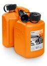 STIHL Kombi-Kanister orange, 3 l / 1,5 l, mit UN-Zulassung, inkl. Auslaufrohre, f&uuml;r