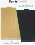 Bambu Lab Dual-Texture PEI Plate for A1 Mini FAP012
