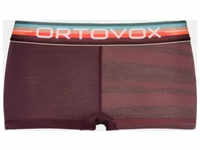 Ortovox 84172-34701-XS, Ortovox Damen 185 Rock'N'Wool Unterhose (Größe XS, rot)