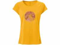 Vaude 42703-555-EU 36, Vaude Damen Tekoa II T-Shirt (Größe XS, gelb) female,