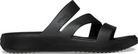 Crocs 209587-001-W7, Crocs Getaway Strappy Sandale Damen Sandalen schwarz Gr&ouml;&szlig;e 37