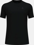 Odlo 112062-15000-L, Odlo Merino 160 Bl Crew Neck Herren Kurzarm Unterhemden schwarz