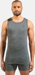Odlo 112082-10183-XL, Odlo Herren Merino 160 Bl Crew Neck Tanktop (Gr&ouml;&szlig;e XL, grau)