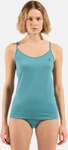 Odlo 112091-40259-L, Odlo Merino 160 Bl V-Neck Top Damen Kurzarm Unterhemden...