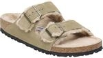 Birkenstock Damen Arizona Shearling Suede Sandale