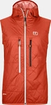 Ortovox 61532-23501-XS, Ortovox Damen Swisswool Piz Bo&egrave; Weste (Gr&ouml;&szlig;e XS, rot)
