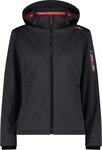 CMP 39A5006M-04US-EU 50, CMP Soft Melange Damen Softshelljacke grau Gr&ouml;&szlig;e 4XL