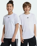 adidas IW0853-001A-EU 128, adidas Train Essentials Logo Kinder T-Shirts weiss Gr&ouml;&szlig;e