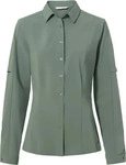 Vaude 43086-123-EU 46, Vaude Damen Farley Stretch Bluse (Gr&ouml;&szlig;e XXL, gruen) female