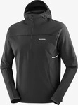Salomon LC2429600-DEEP BLACK-L, Salomon Herren Sense Aero Hybrid HZ Jacke (Gr&ouml;&szlig;e L,