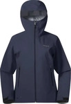 Bergans 3875-557-XXL, Bergans Essentials 3L Shell Damen Regenjacke blau Gr&ouml;&szlig;e XXL