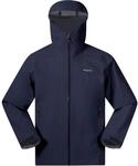 Bergans 3874-557-S, Bergans Essentials 3L Shell Herren Regenjacke blau Gr&ouml;&szlig;e S