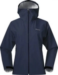 Bergans 3495-557-XL, Bergans Damen Essentials Rainshell 2.5L Jacke (Gr&ouml;&szlig;e XL, blau)