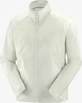 Salomon LC2420200-ICICLE-L, Salomon Herren SHKout Fly Jacke (Gr&ouml;&szlig;e L, weiss) male
