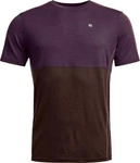 Ortovox 84112-39201-S, Ortovox 185 Rock'N'Wool Herren Kurzarm Unterhemden lila