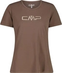 CMP 39T5676P-Q957-EU 38, CMP Damen Funktions Print T-Shirt (Gr&ouml;&szlig;e S, braun) female