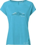 Vaude 42703-212-EU 40, Vaude Damen Tekoa II T-Shirt (Gr&ouml;&szlig;e M, blau) female