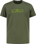 CMP 39T7114P-E319-EU 128, CMP Kinder Boys Funktions Print T-Shirt (Gr&ouml;&szlig;e 128, oliv)