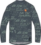 Endura RE5210-GCA-XXL, Endura SingleTrack LS Print Trikot Herren Radtrikots gruen