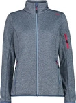 CMP 30H5866-01LV-EU 44, CMP Knitted Mesh Damen Fleecejacke blau Gr&ouml;&szlig;e XL Trekking