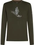 Icebreaker Herren Merino 200 Oasis Skiing Yeti Longsleeve
