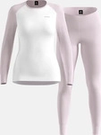Odlo 196701-11019-L, Odlo Active Warm Set Damen Unterw&auml;sche Sets rosa Gr&ouml;&szlig;e L