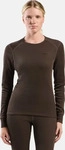 Odlo 159101-30369-XS, Odlo Active Warm Crew Damen Langarm Unterhemden braun Gr&ouml;&szlig;e