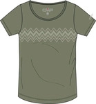 CMP 31T8476-F805-EU 42, CMP Print Damen T-Shirts grau Gr&ouml;&szlig;e L Trekking