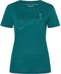 Super.Natural SNWP03071-11I-XS, Super.Natural Berggl&uuml;ck Damen T-Shirts tuerkis