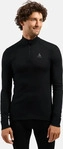 Odlo 159082-15000-XL, Odlo Active Warm Half Zip Herren Langarm Unterhemden schwarz