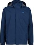 CMP Herren Hoodie Button Rain Jacke