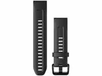 Garmin 010-13102-00-20mm, Garmin Quickfit Silikon 20 Armband (Größe 20mm, schwarz),