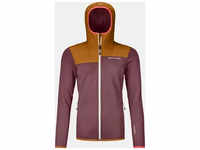 Ortovox 86968-34701-XL, Ortovox Damen Fleece Plus Hoodie Jacke (Größe XL, pink)