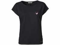 Vaude 42613-051-EU 42, Vaude Damen Neyland T-Shirt (Größe L, schwarz) female,