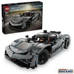 LEGO Technic 42173 Koenigsegg Jesko Absolut Supersportwagen Grau 42173