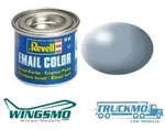 Revell Modellbaufarbe Email Color grau seidenmatt 14ml RAL 7001 32374