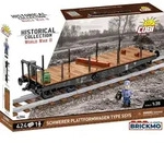 Cobi Trains 6284 German Railway Schwerer Plattformwagen Typ SSY 6284