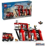 LEGO City 60414 Feuerwehrstation mit Drehleiterfahrzeug 60414