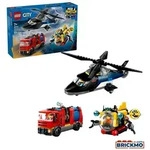 LEGO City Fahrzeuge 60462 Kombinationsset mit Hubschrauber, L&ouml;schauto und...