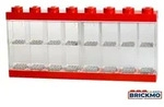 LEGO Minifgures 5006154 Schaukasten f&uuml;r 16 Minifiguren rot 5006154