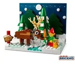 LEGO 40484 Exklusiv Set Vorgarten des Weihnachtsmanns 40484