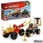 LEGO Ninjago 71789 Verfolgungsjagd mit Kais Flitzer und Ras ́ Motorrad 71789